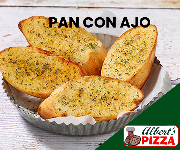 PAN CON AJO Y QUESO 4 UNIDADES